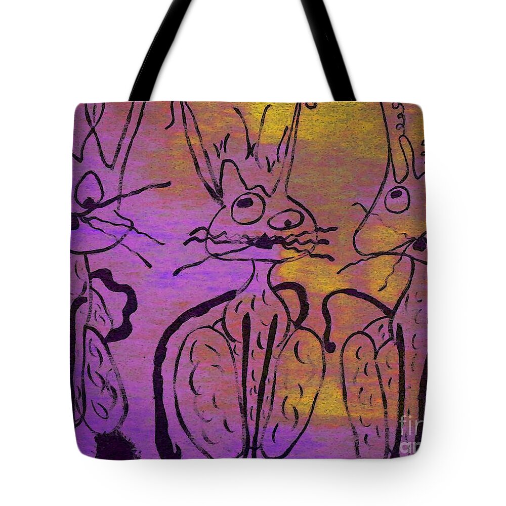 Three Cats - Tote Bag