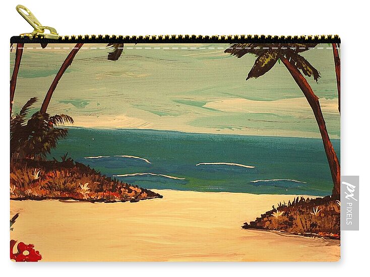 Tropic Flowers - Zip Pouch