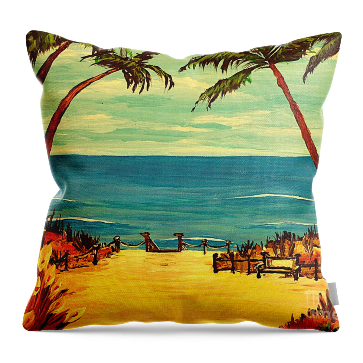 Tropic Park - Throw Pillow