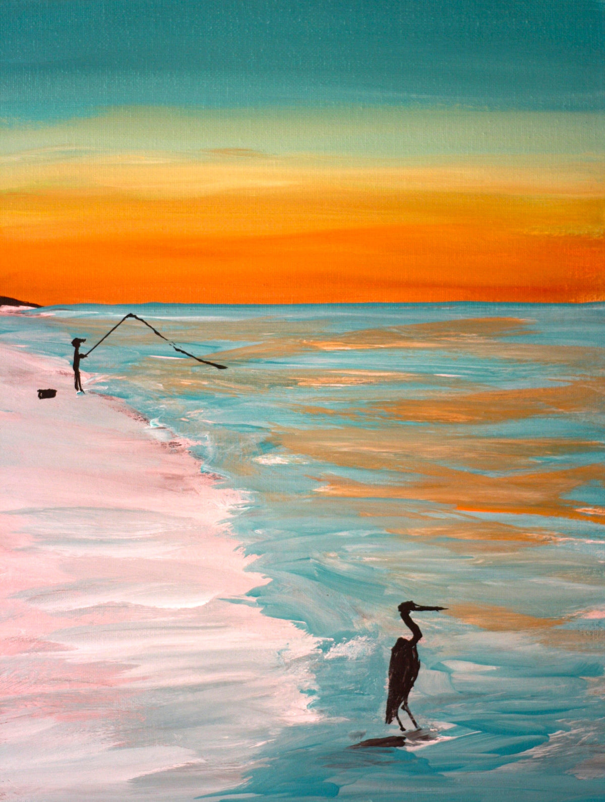 Two Fisherman Print