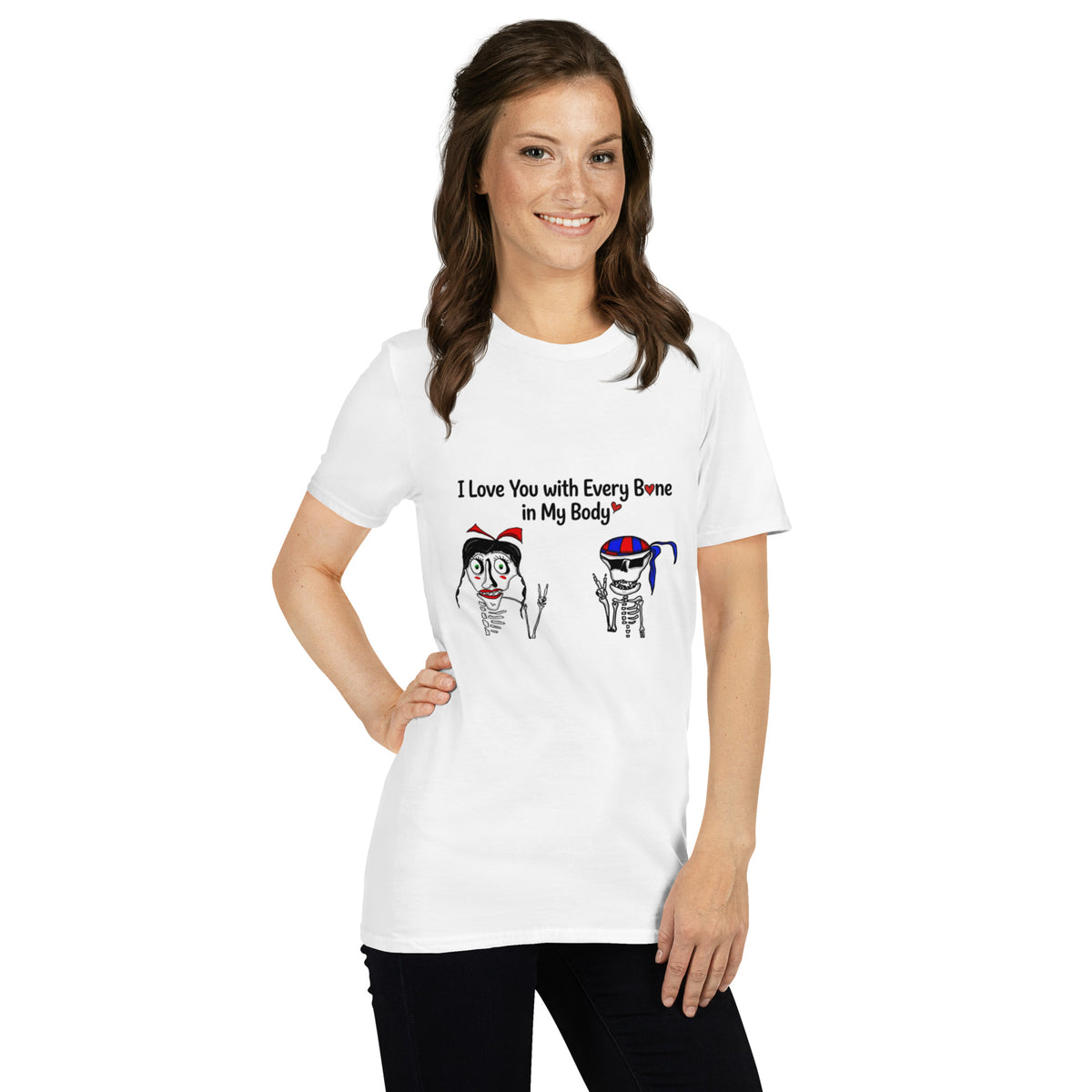 Bone Love Short-Sleeve Unisex T-Shirt – Happy Fish Gallery