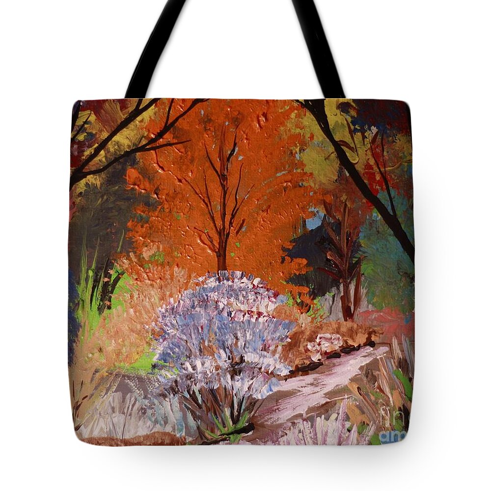 Vibrant Autumn Landscape - Tote Bag