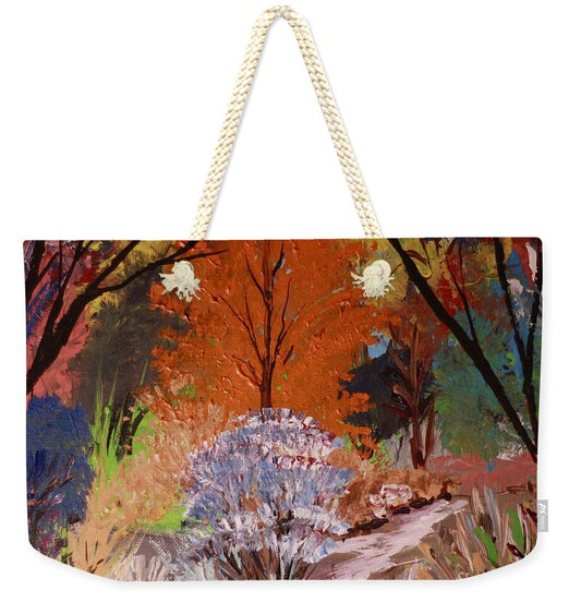 Vibrant Autumn Landscape - Weekender Tote Bag