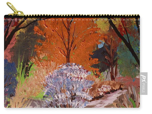Vibrant Autumn Landscape - Zip Pouch