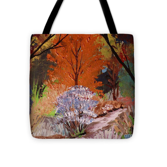 Vibrant Autumn Landscape - Tote Bag