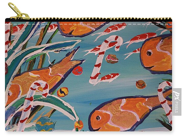 Vibrant Fish Wonderland - Zip Pouch