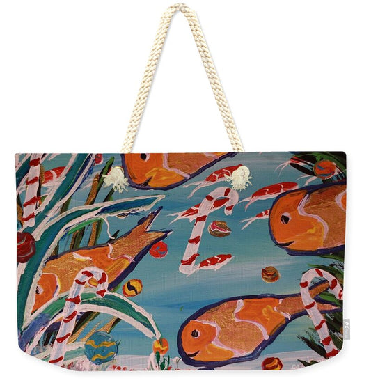 Vibrant Fish Wonderland - Weekender Tote Bag