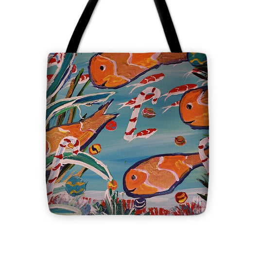 Vibrant Fish Wonderland - Tote Bag