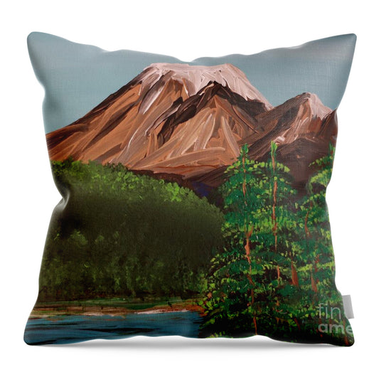 Volcano - Throw Pillow