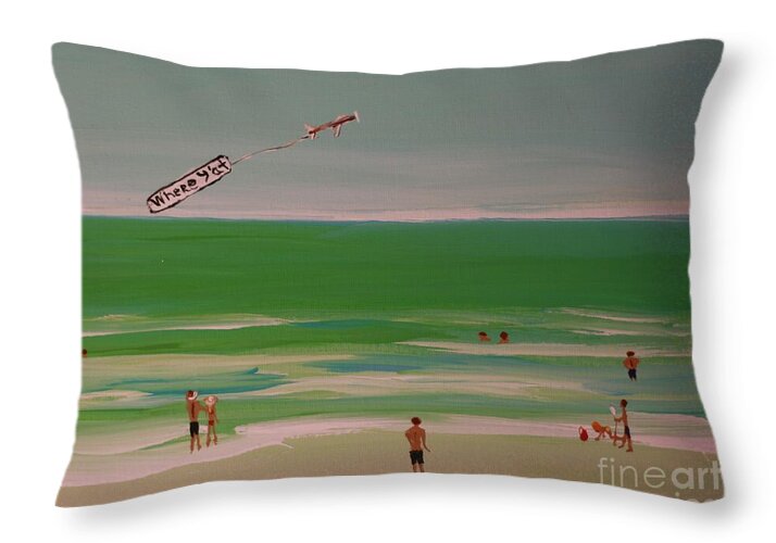 Where Y'at Navarre Florida - Throw Pillow