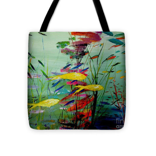 Yellow Fish Aquarium - Tote Bag