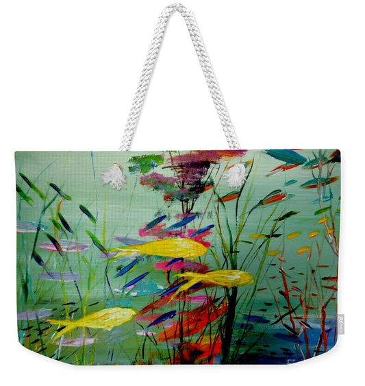 Yellow Fish Aquarium - Weekender Tote Bag